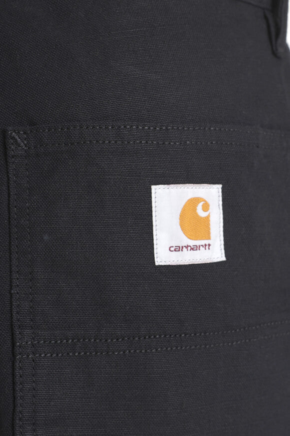 Walter Single Knee short - Black Rinsed