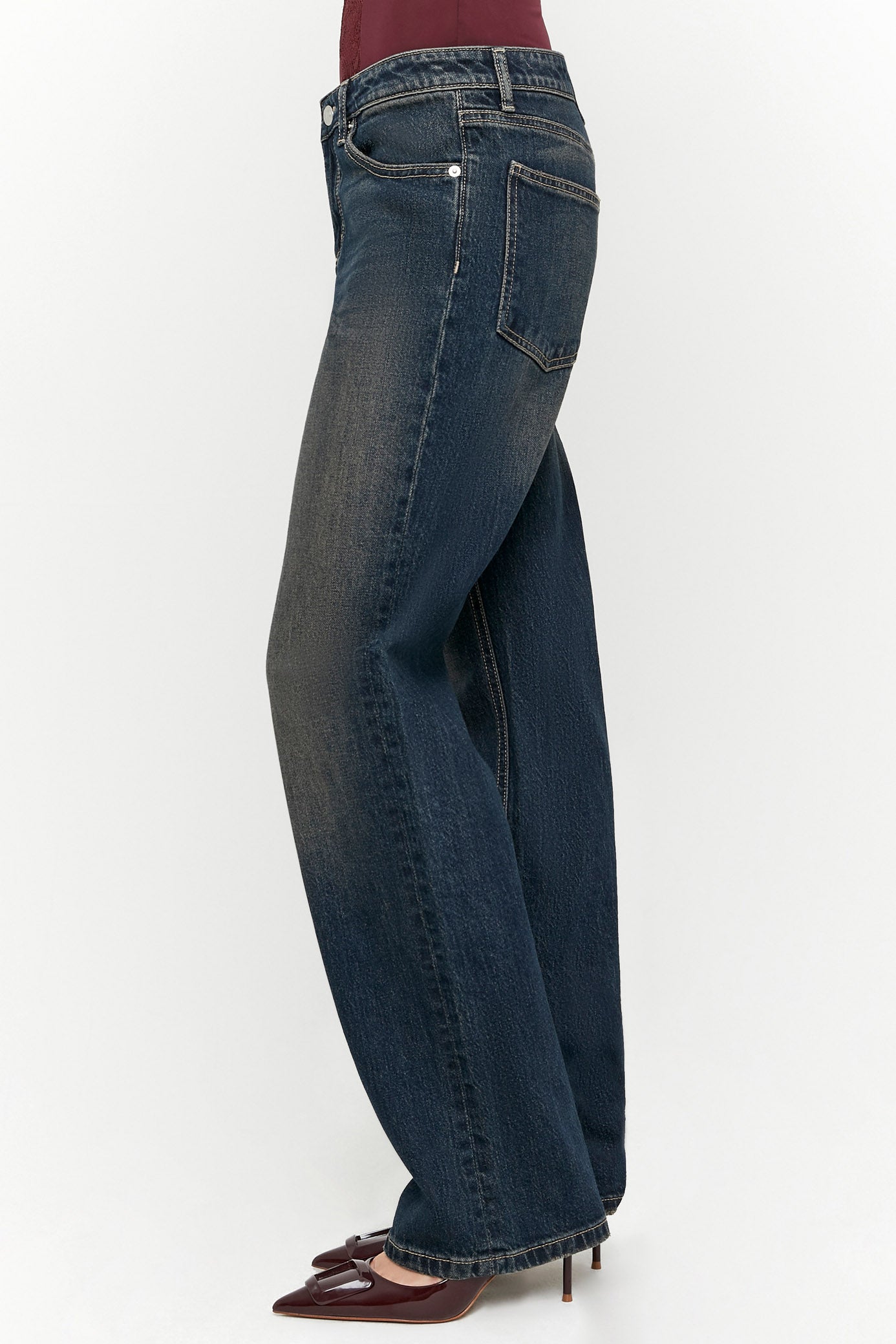 Straight leg jeans - Dark Indigo Wash