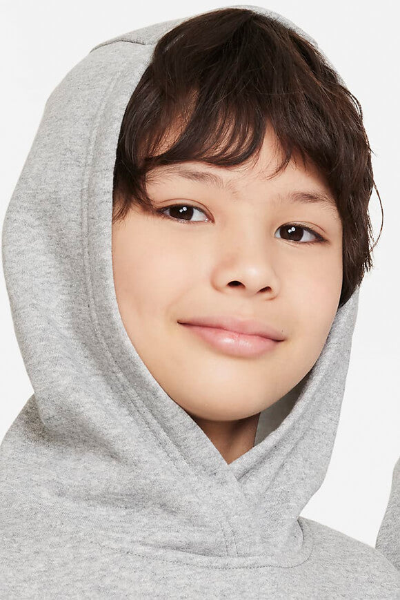 Club Fleece Kapuzensweatshirt - Grey Heather