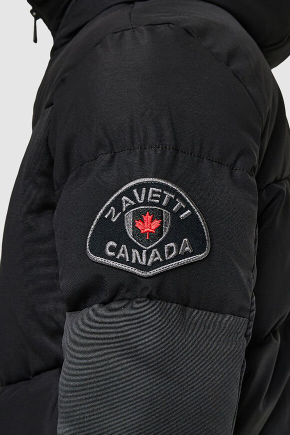 Zovetio Puffer Bomberjacke - Jet Black