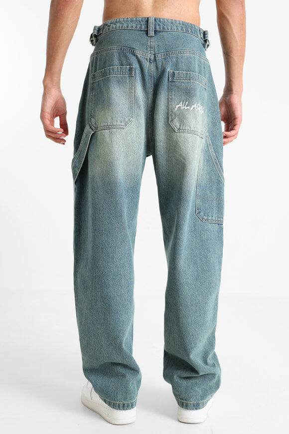 Extra baggy fit jeans - blue denim