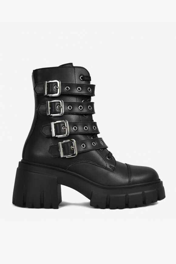 Stivaletto con plateau Vegan Murani - nero