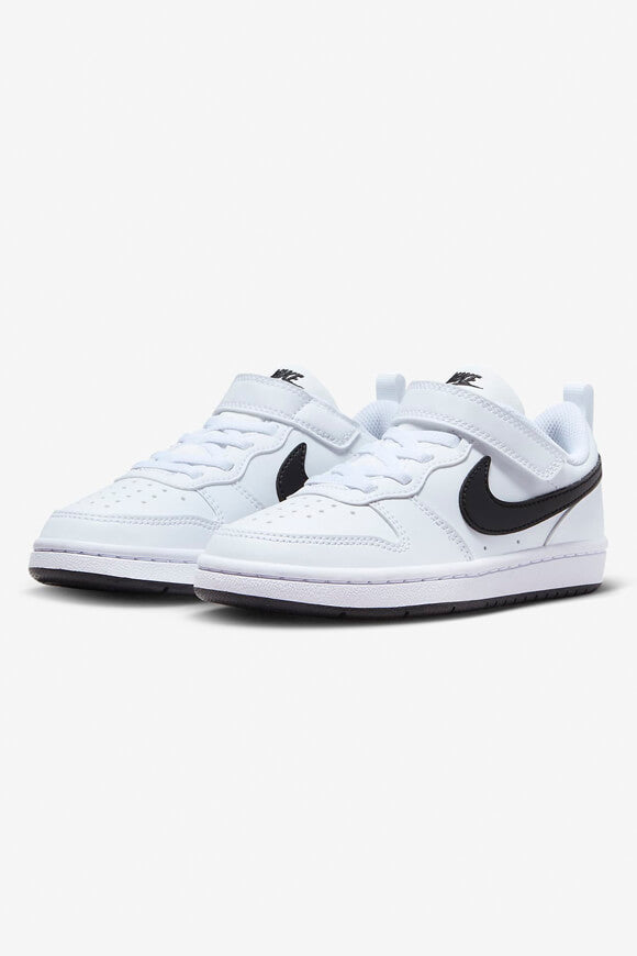Court Borough Recraft Kids Sneaker - White + Black
