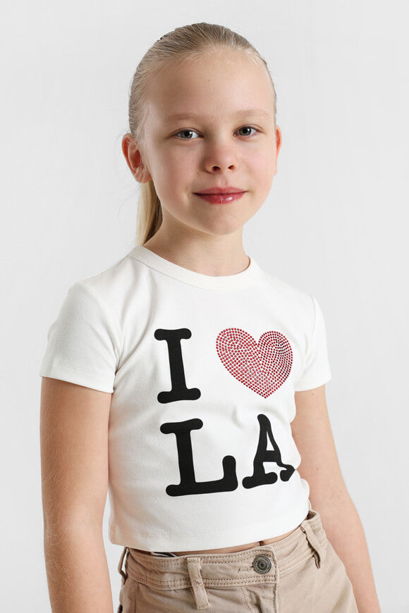 T-Shirt court - Ecru