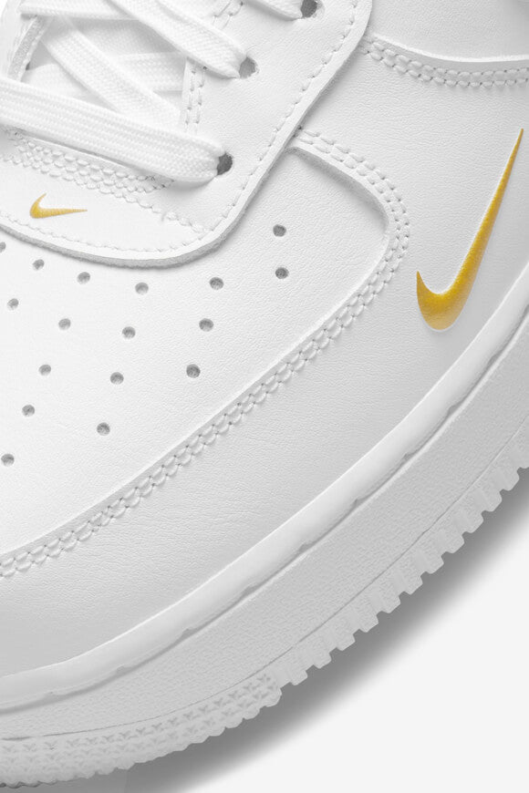 Air Force 1 '07 Sneaker - White + Black + Metallic Gold