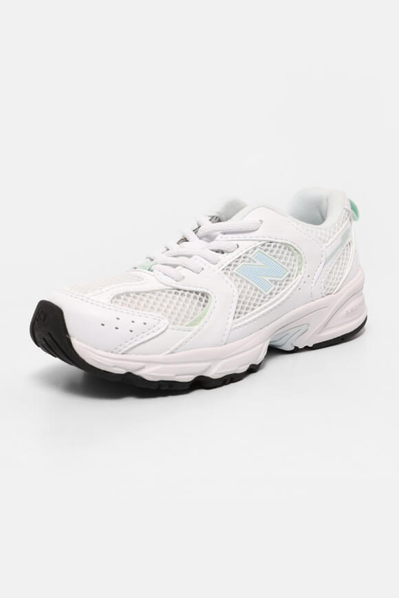 P 530 Seasonal Kids Sneaker - White + Light Green