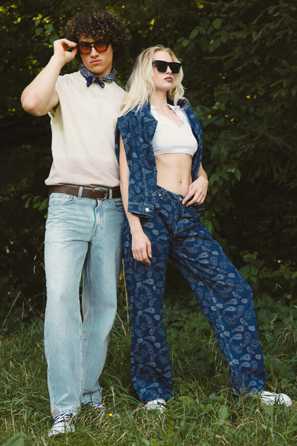 Giacca di jeans - Denim blu scuro