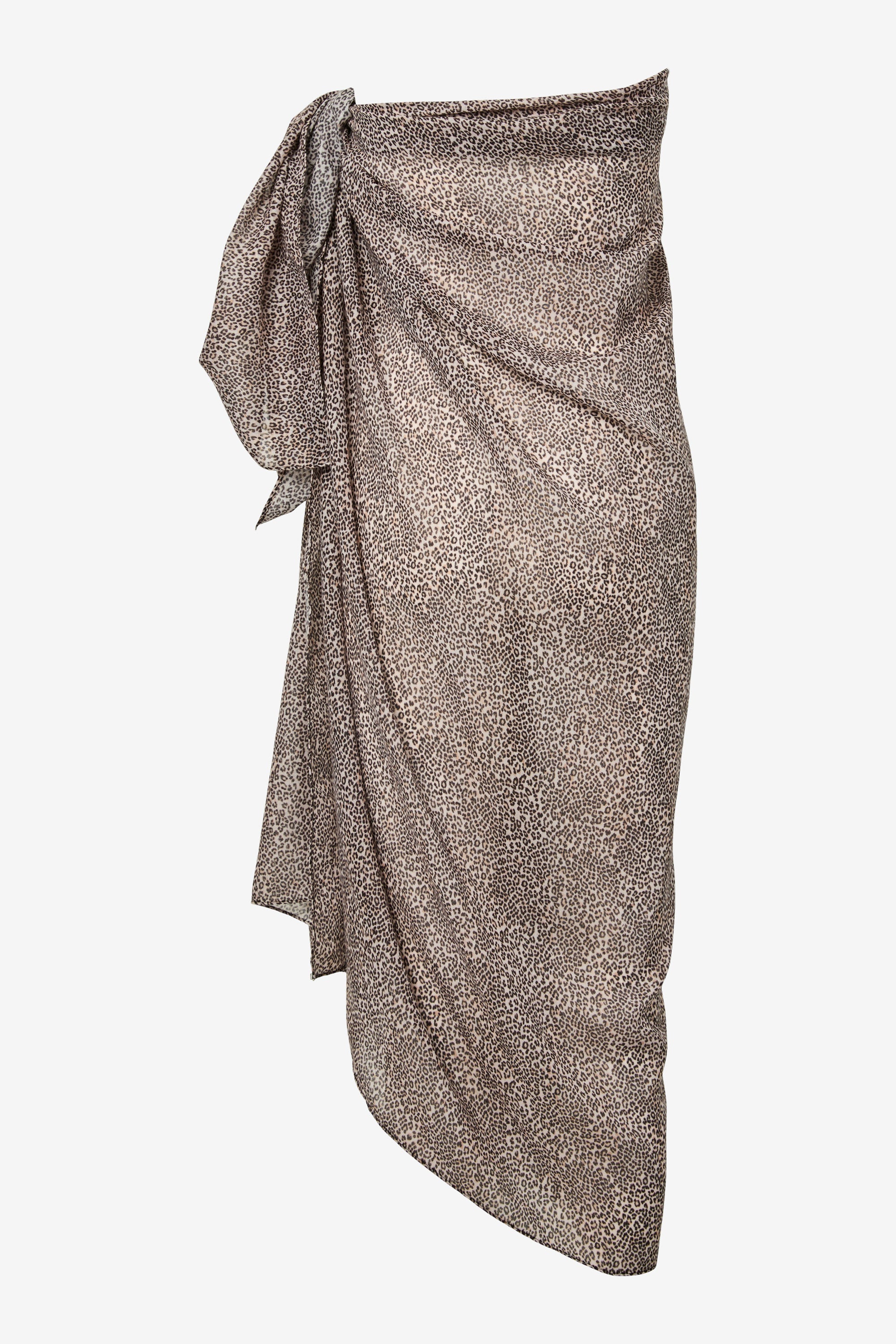 PCBANINNA Tuch / Foulard - Black + Mini Leopard