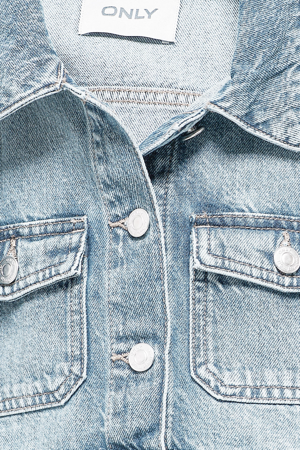 KOGLUMI Jeansjacke - Light Blue Denim