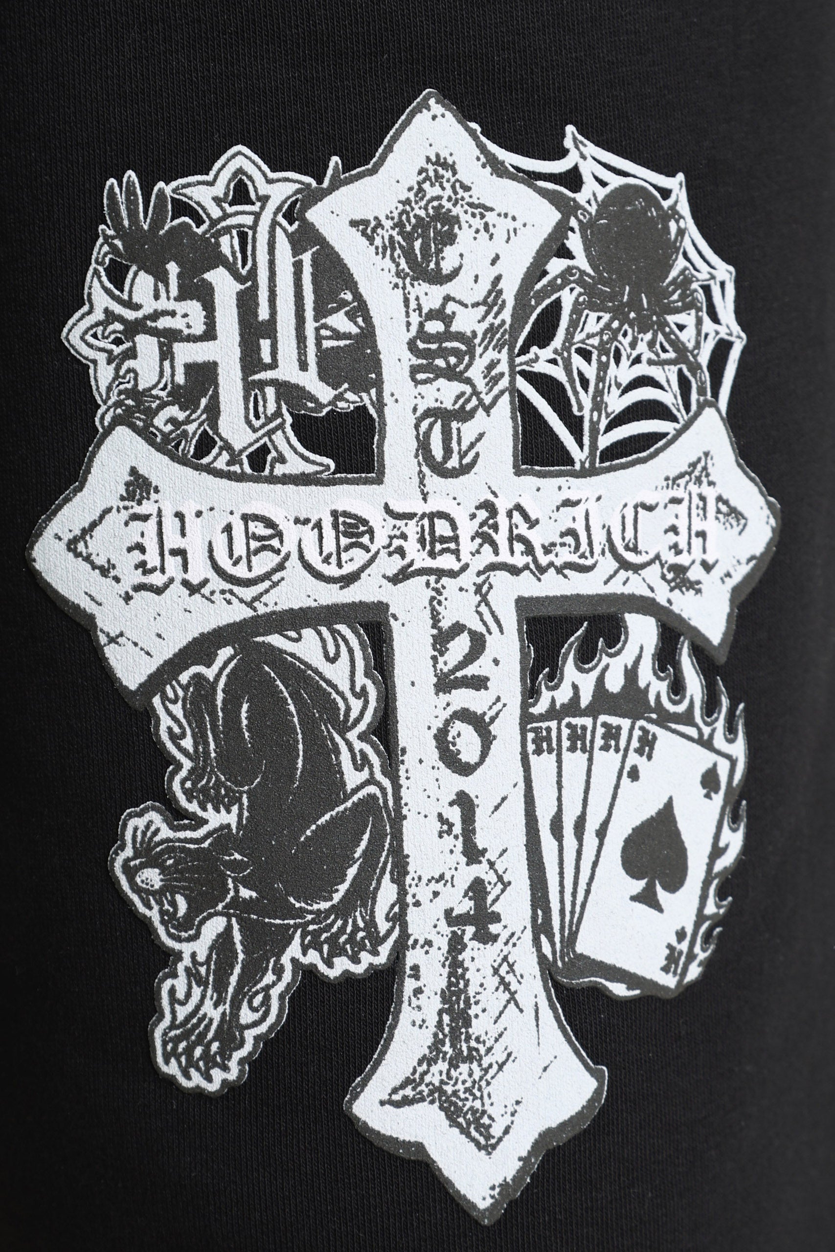 Short en sweat - Black + Dawn Blue + Festival Bloom