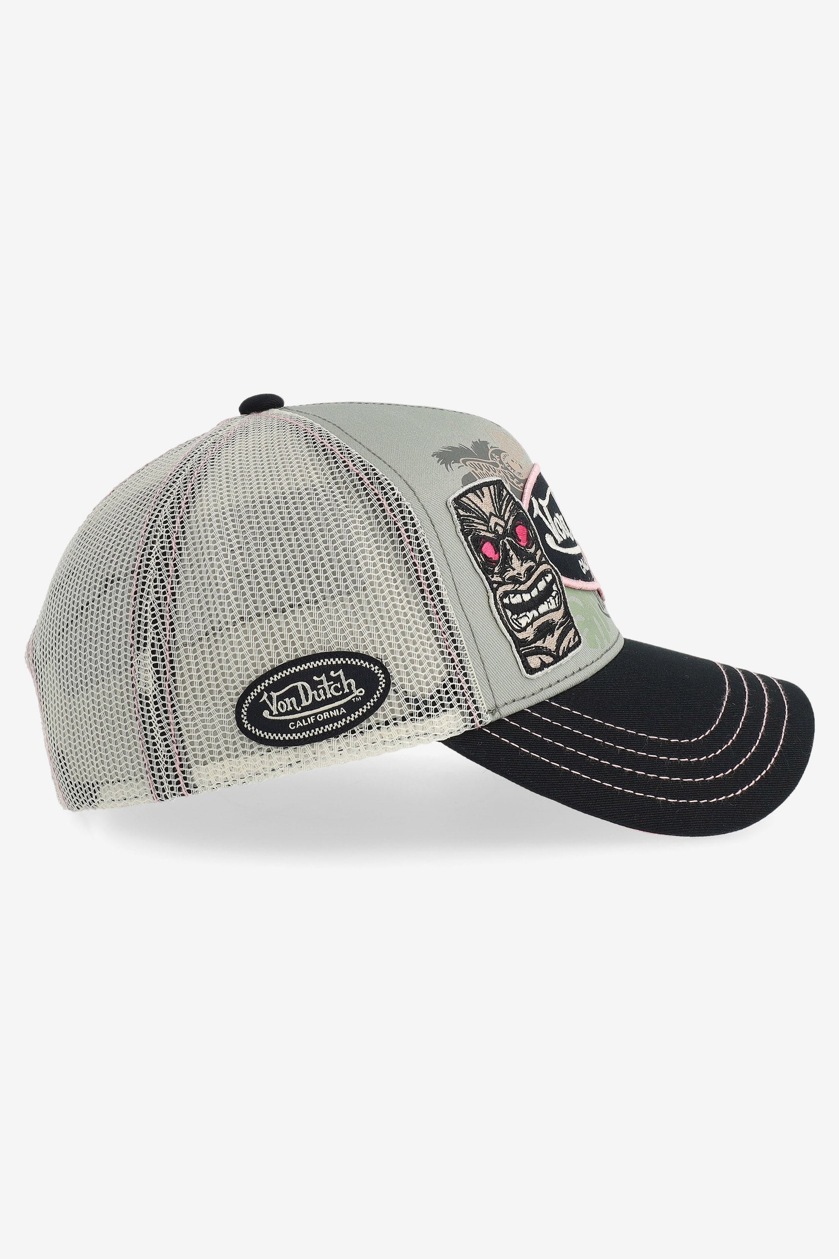 Trucker Cap / Snapback - Stone + Black
