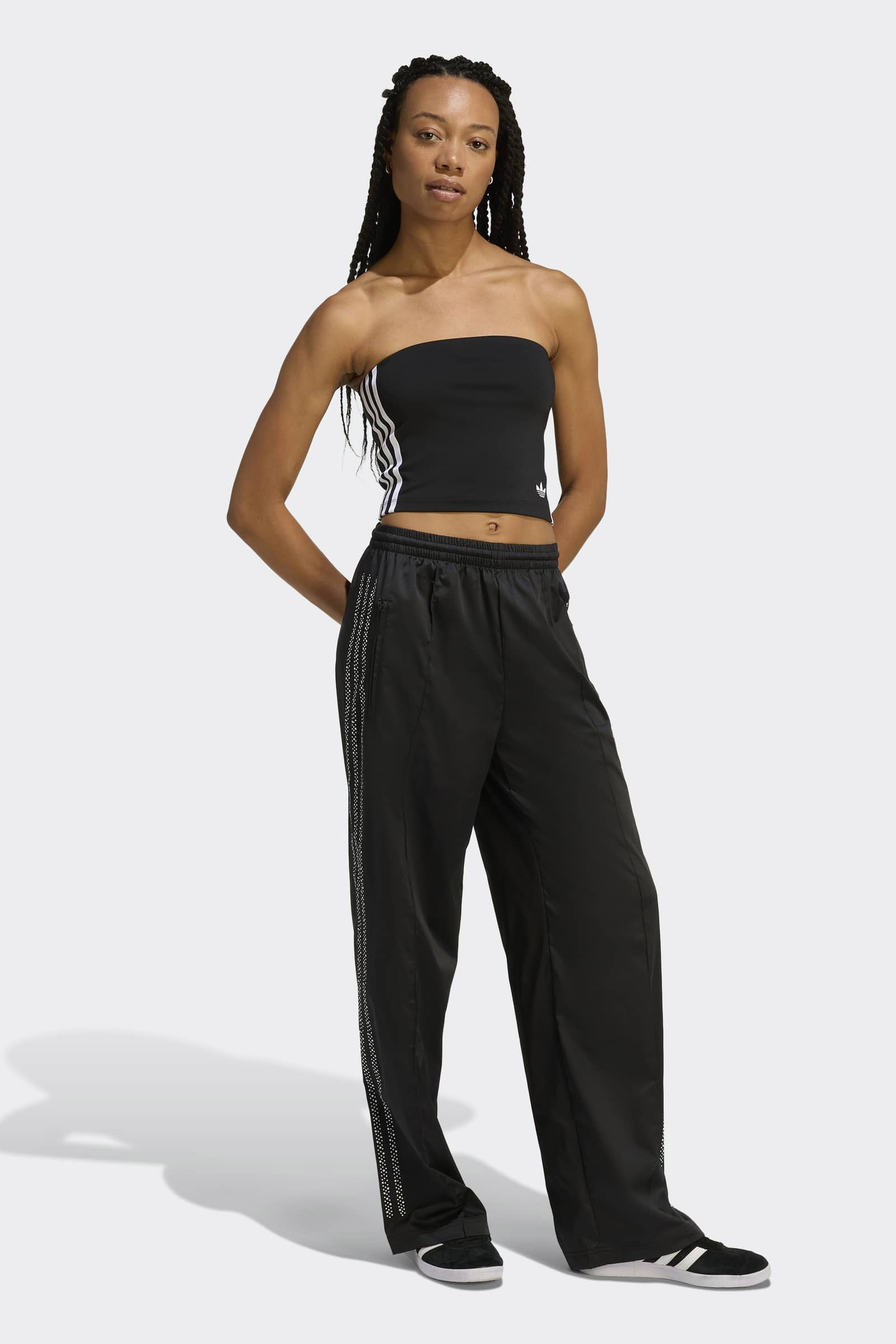 Pearl Firebird pantalon de survêtement satiné - Black