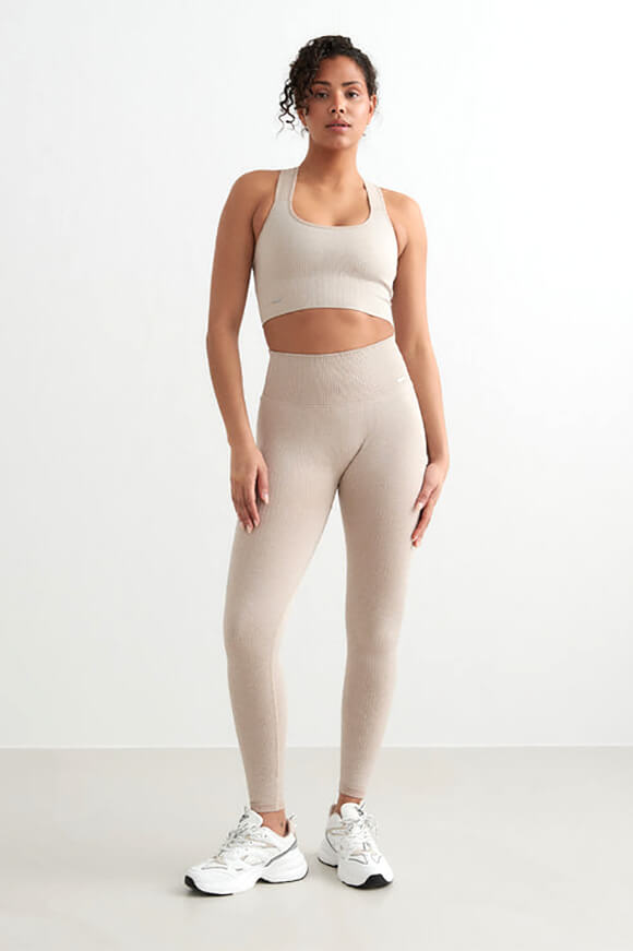 Seamless Leggings - Beige Heather