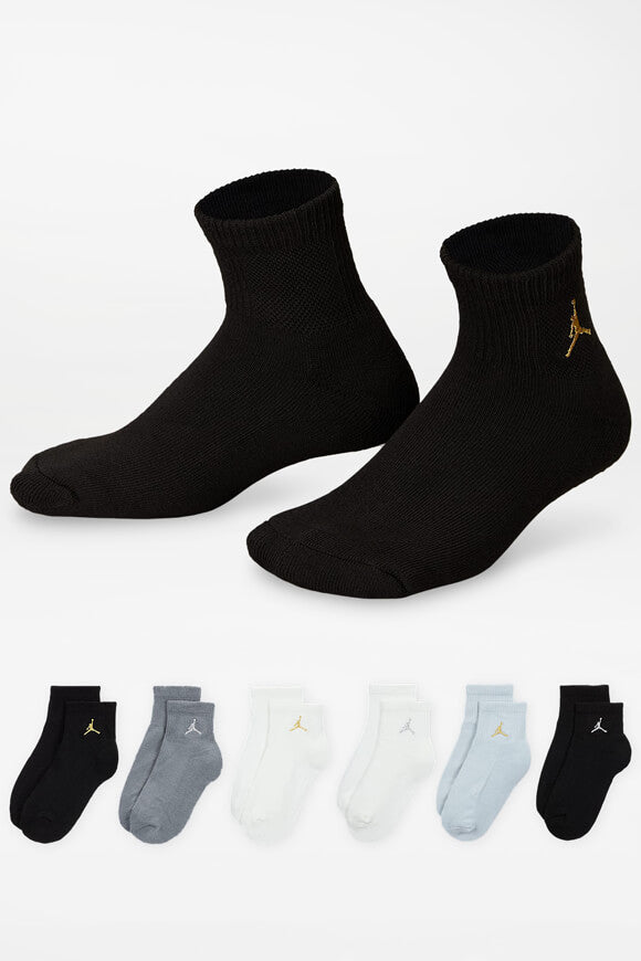 Calzini Everyday Essentials in confezione da sei - Black + Sail