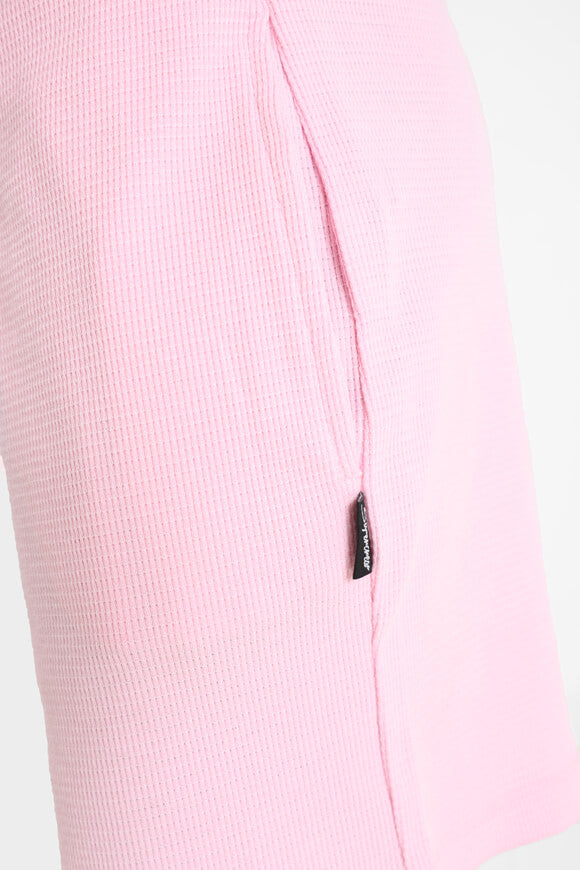 Structured fabric shorts - Flamingo
