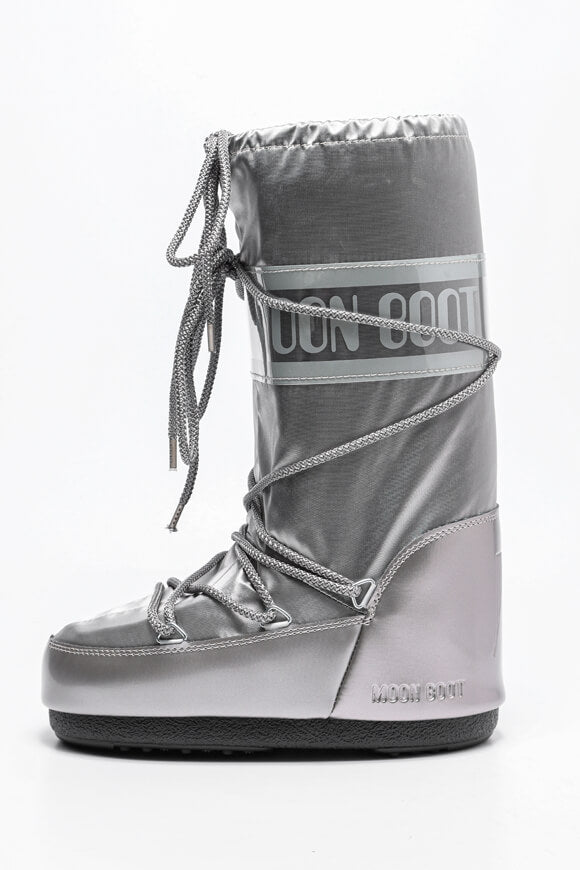 Icon Glance Schneestiefel in Satin-Optik - Silver