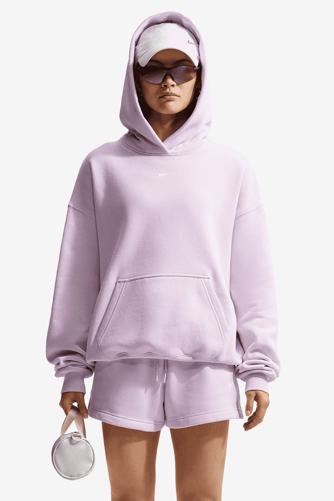 Oversized hooded sweatshirt