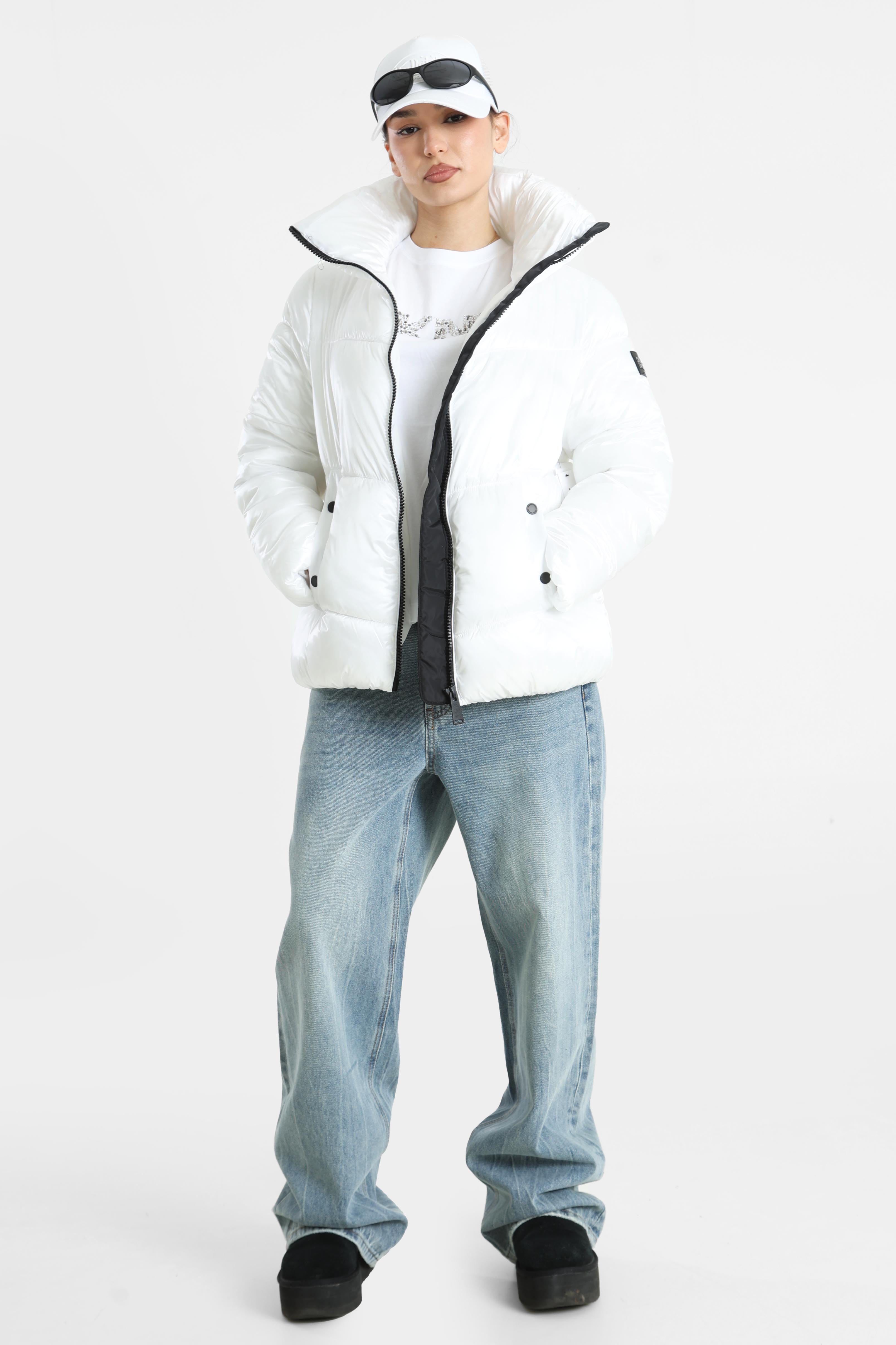 Pufferjacke - Liquid White