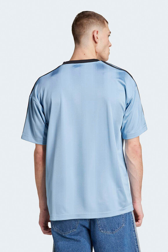 Jacquard Jersey T-Shirt - Ash Blue