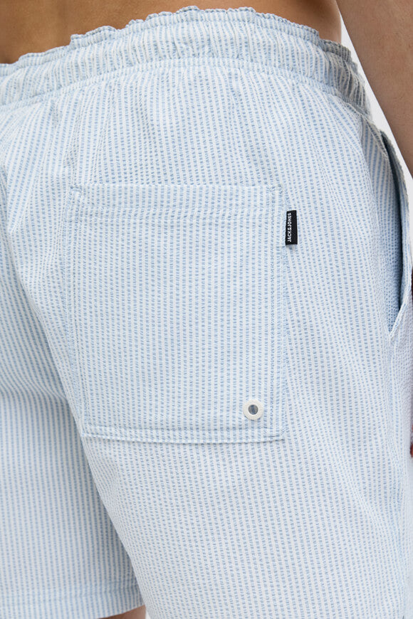 JPSTMAUI Seersucker short de bain - Cashmere Blue