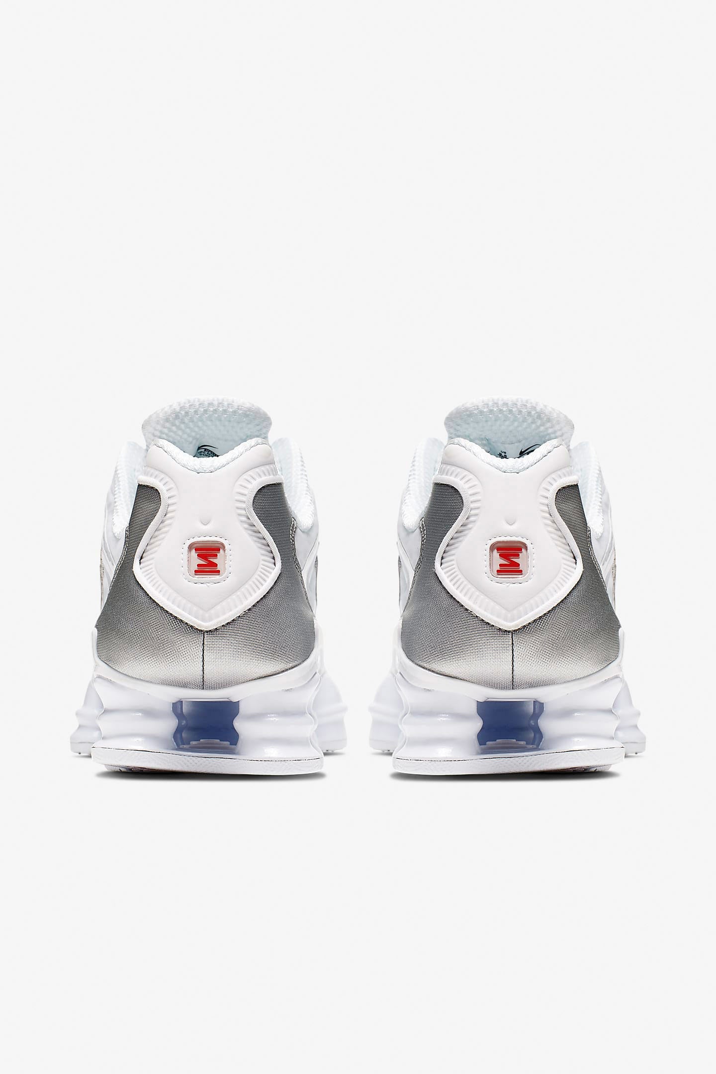 Shox TL Sneaker - White + Metallic Silver