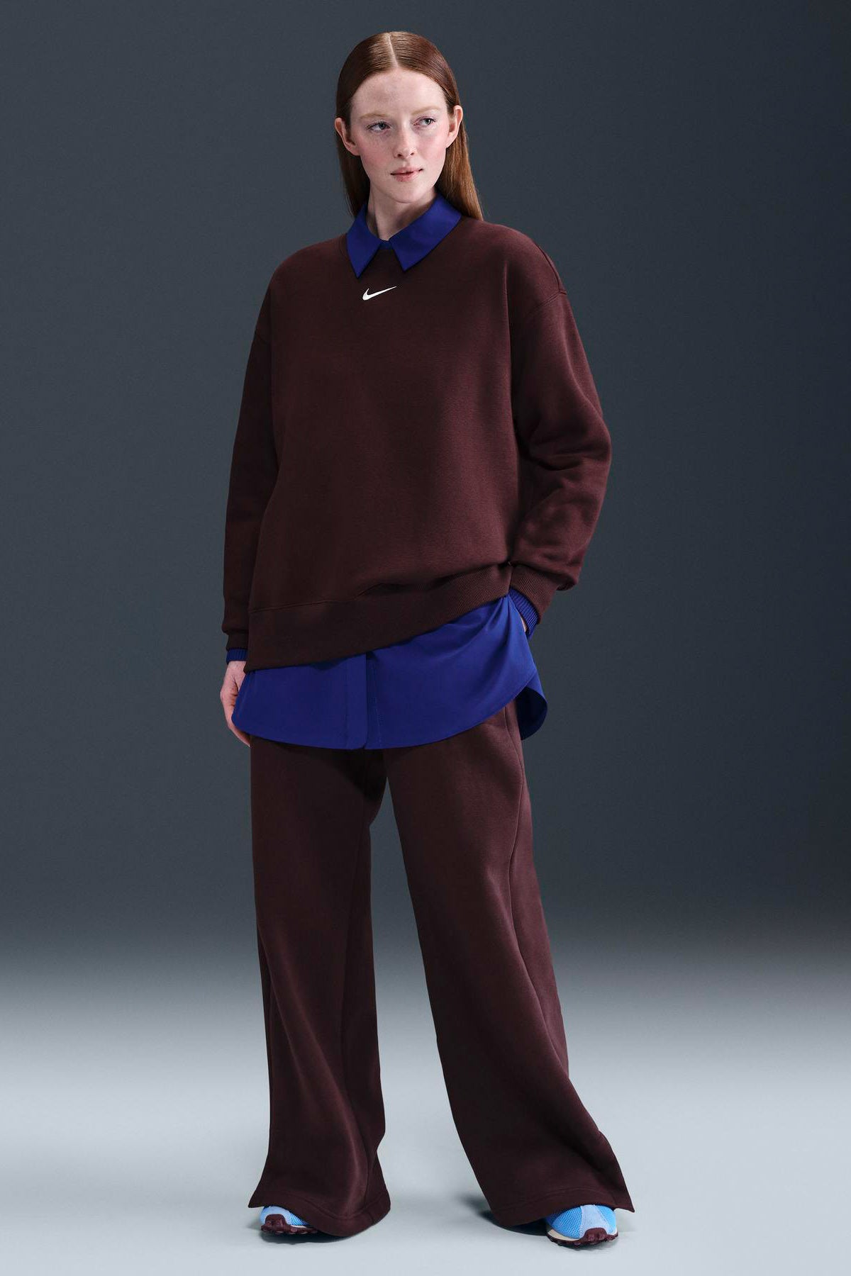 Sportswear Phoenix fleece sweatpants - Burgundy Crush