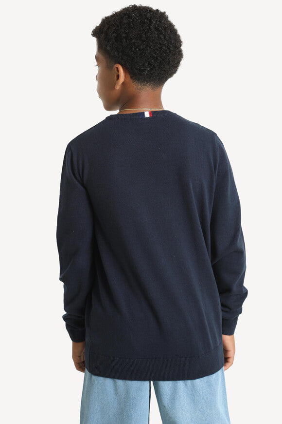 Maglione in maglia fine - Dark Navy