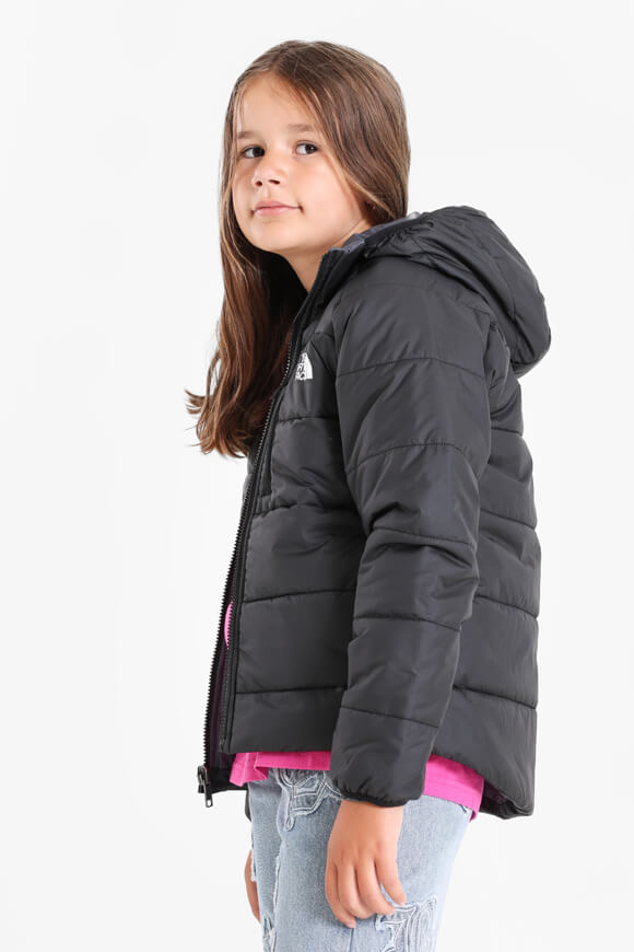 Perrito Leichte Wendejacke - Black + Dark Grey