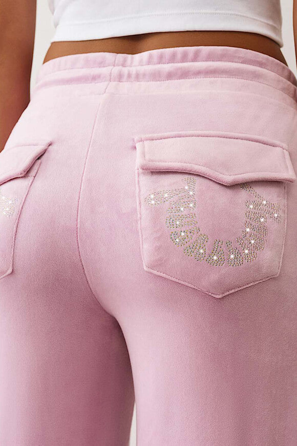 Velvet pants - Mauve Mist