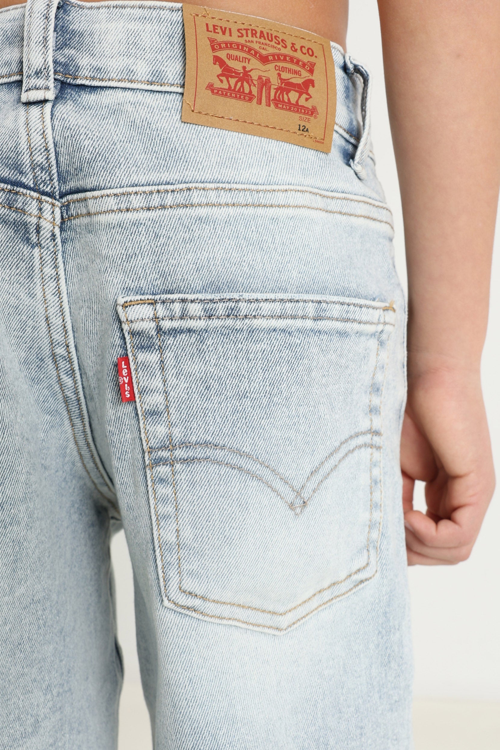 Stay Loose Taper Fit Jeans - Baby Blue Essentials