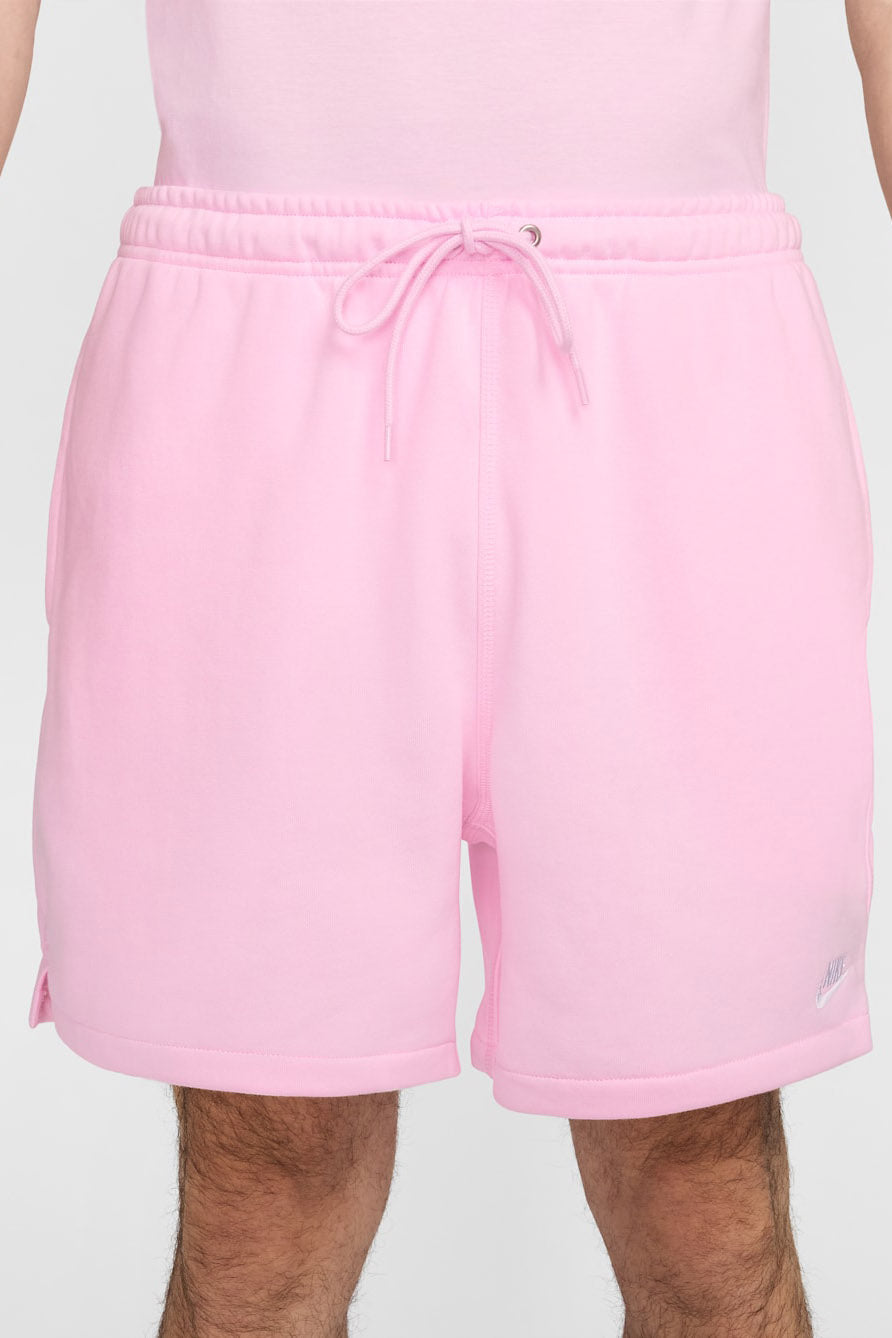 Sportswear Club sweat shorts - Pink Foam + White