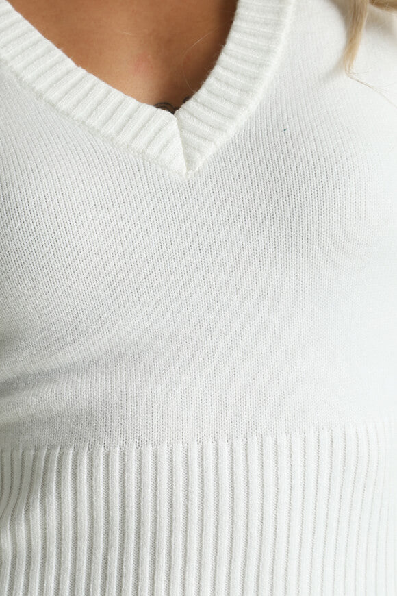 Strickpullover - Offwhite