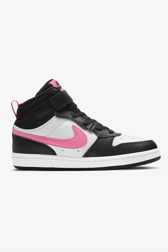 Court Borough 2 Kids Sneaker - White + Black + Sunset Pulse