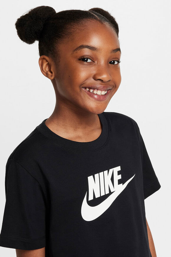 Cropped T-shirt - Black