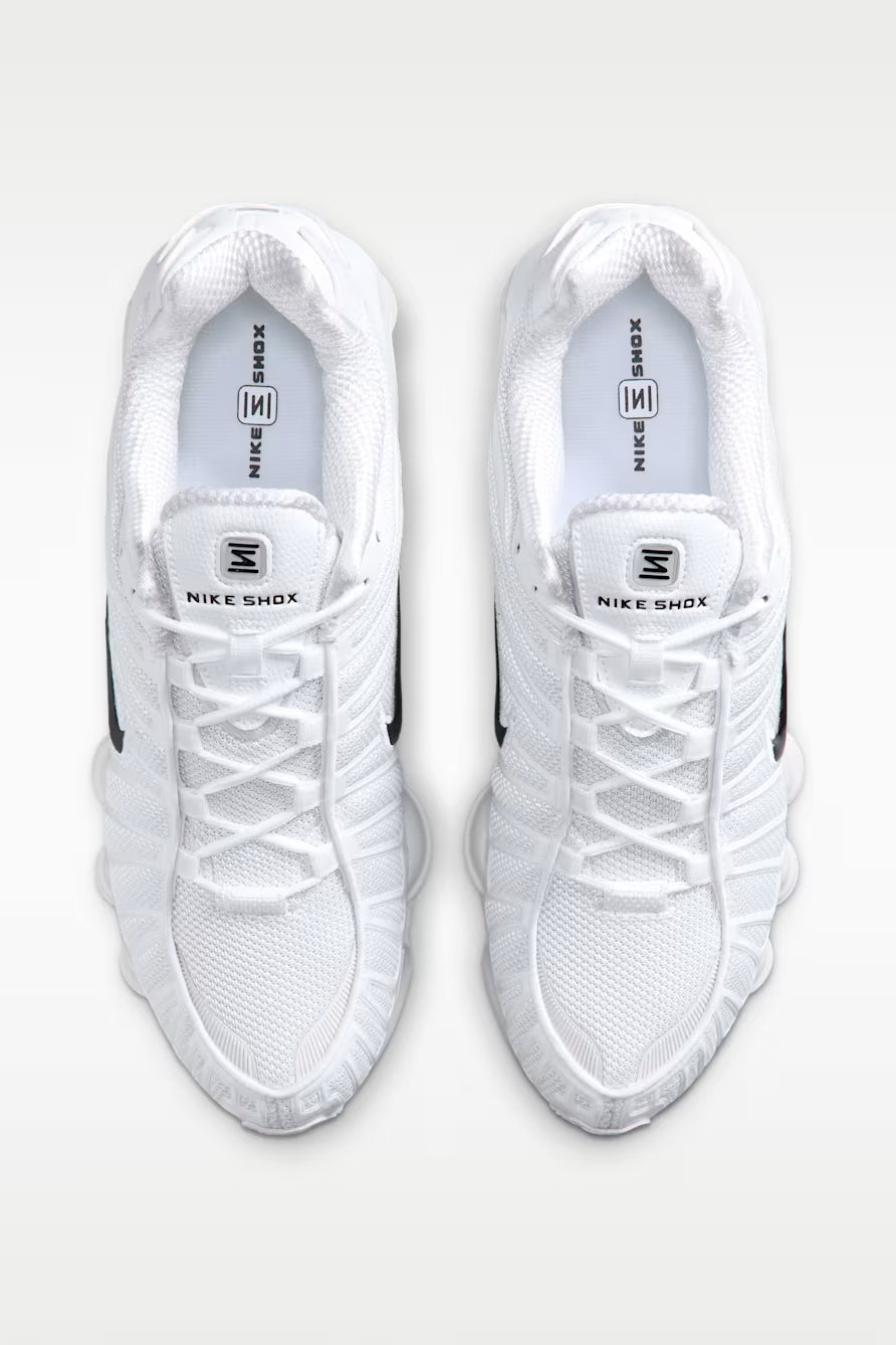 Shox TL Sneaker - White + Black