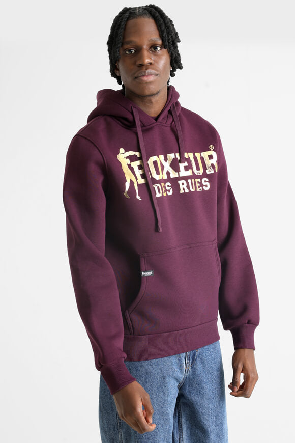 Hooded sweatshirt - Wine