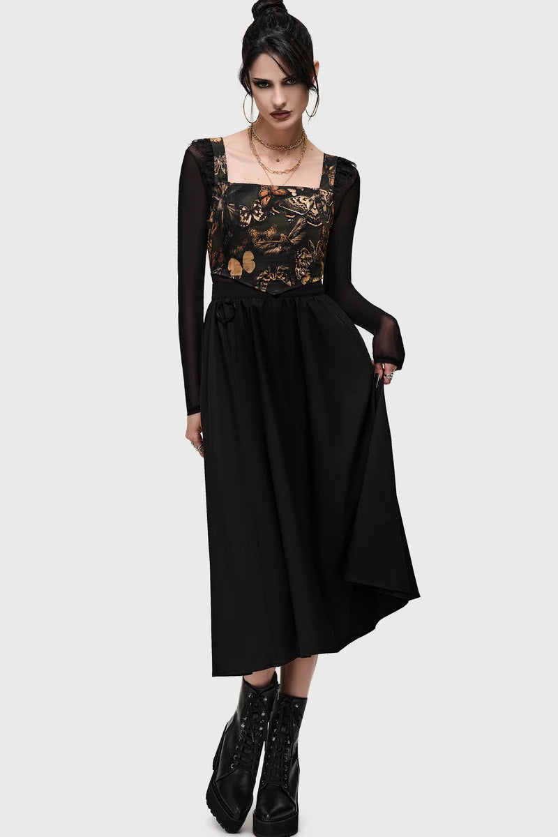Mortelle Crop Corsage-Top - Mehrfarbig