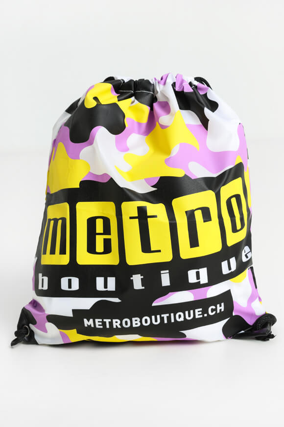 Gym bag - Violet + Yellow + Black