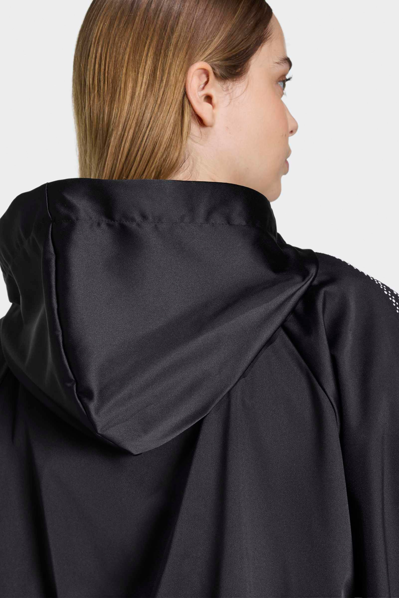 Satin track jacket - Black