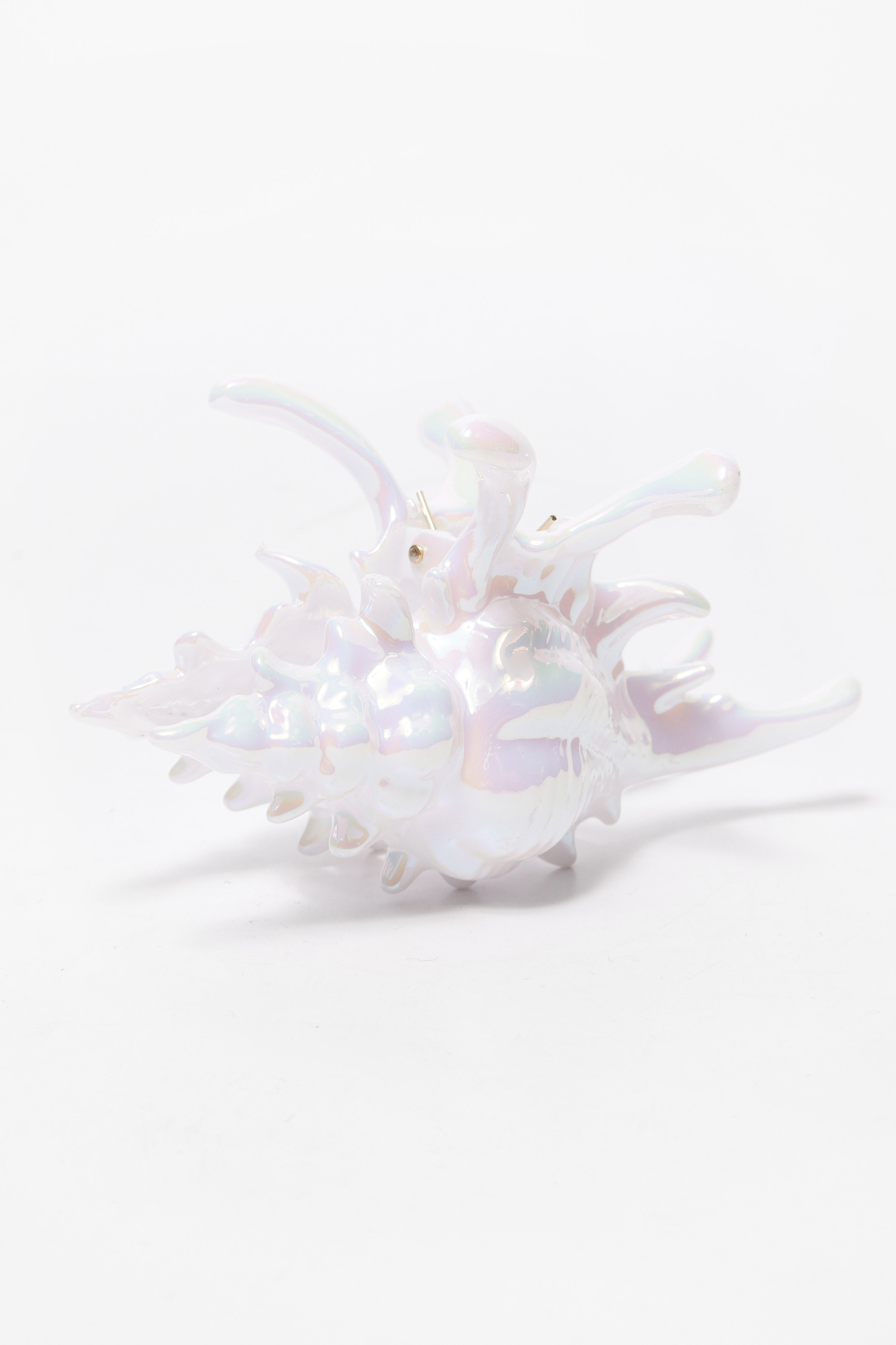 Haarklammer - Holographic + White