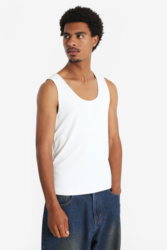 Strukturiertes Tank Top - Offwhite