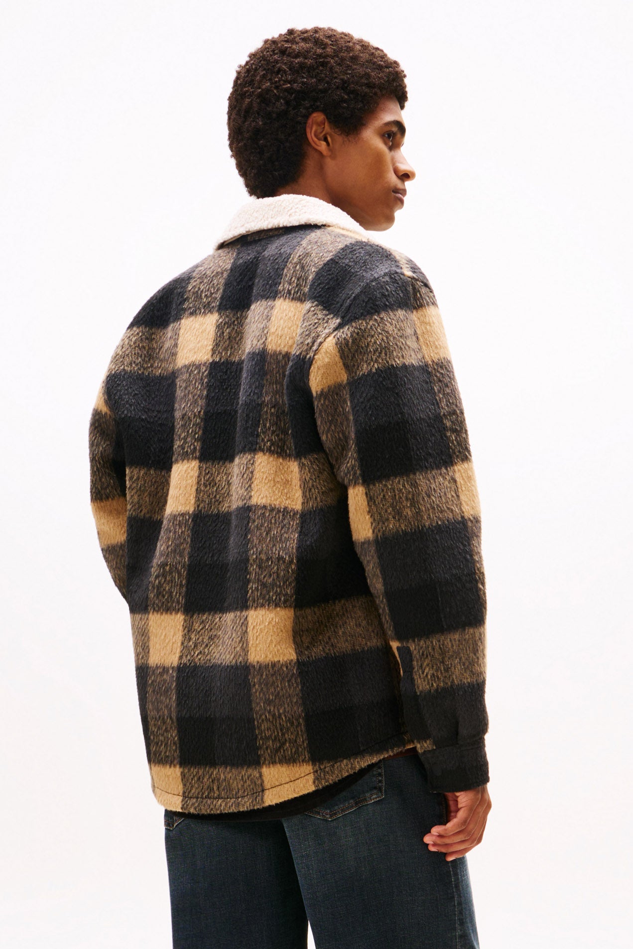 Surchemise doublée - Black + Buffalo Check