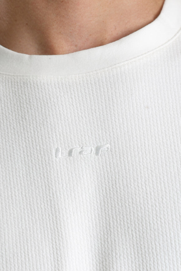 Strukturiertes T-Shirt - Ecru