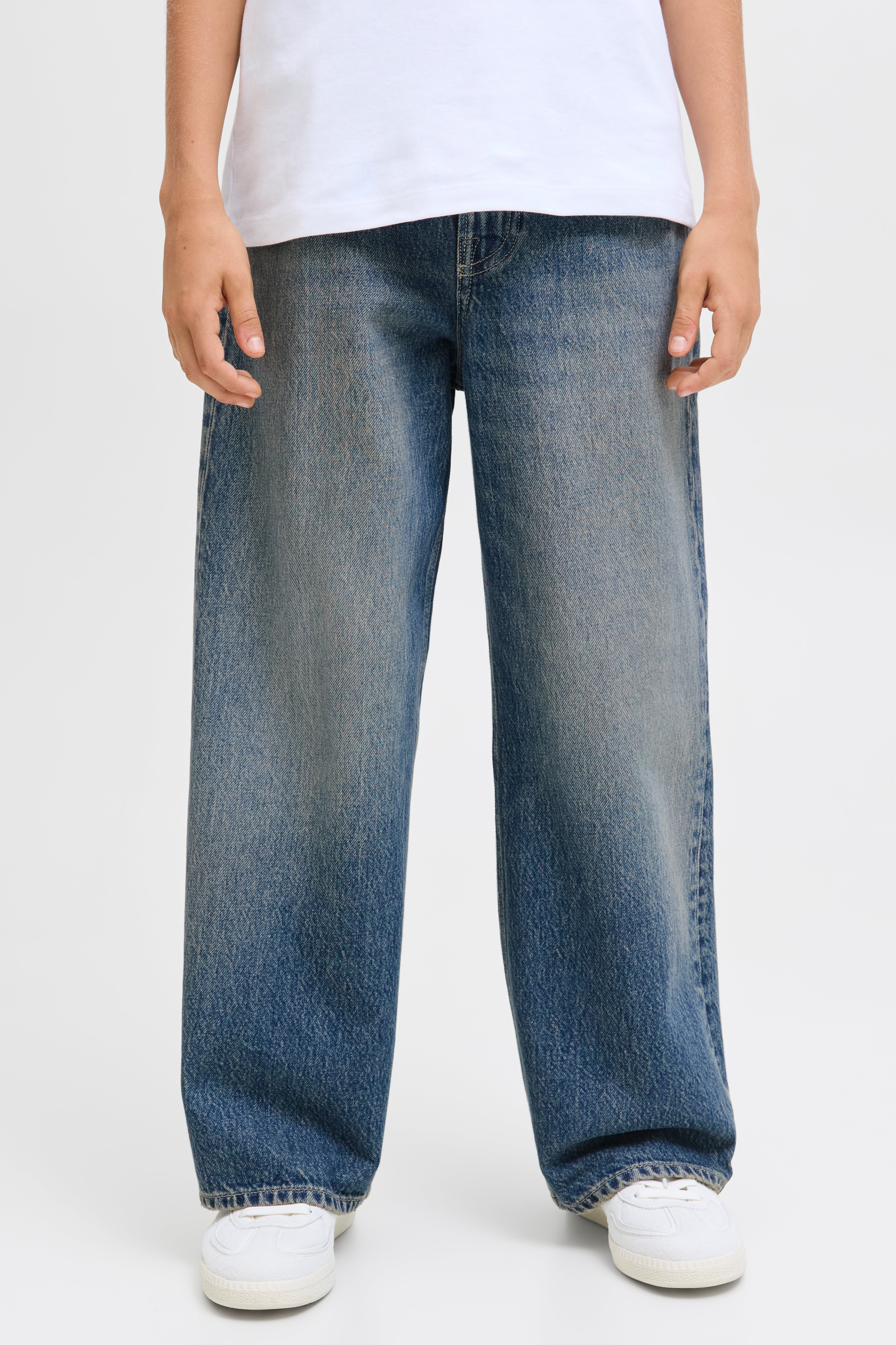 JJIDAVE Baggy Fit Jeans - Dark Blue Used