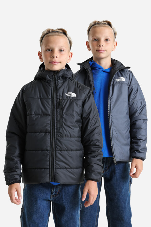 Perrito Leichte Wendejacke - Black + Dark Grey