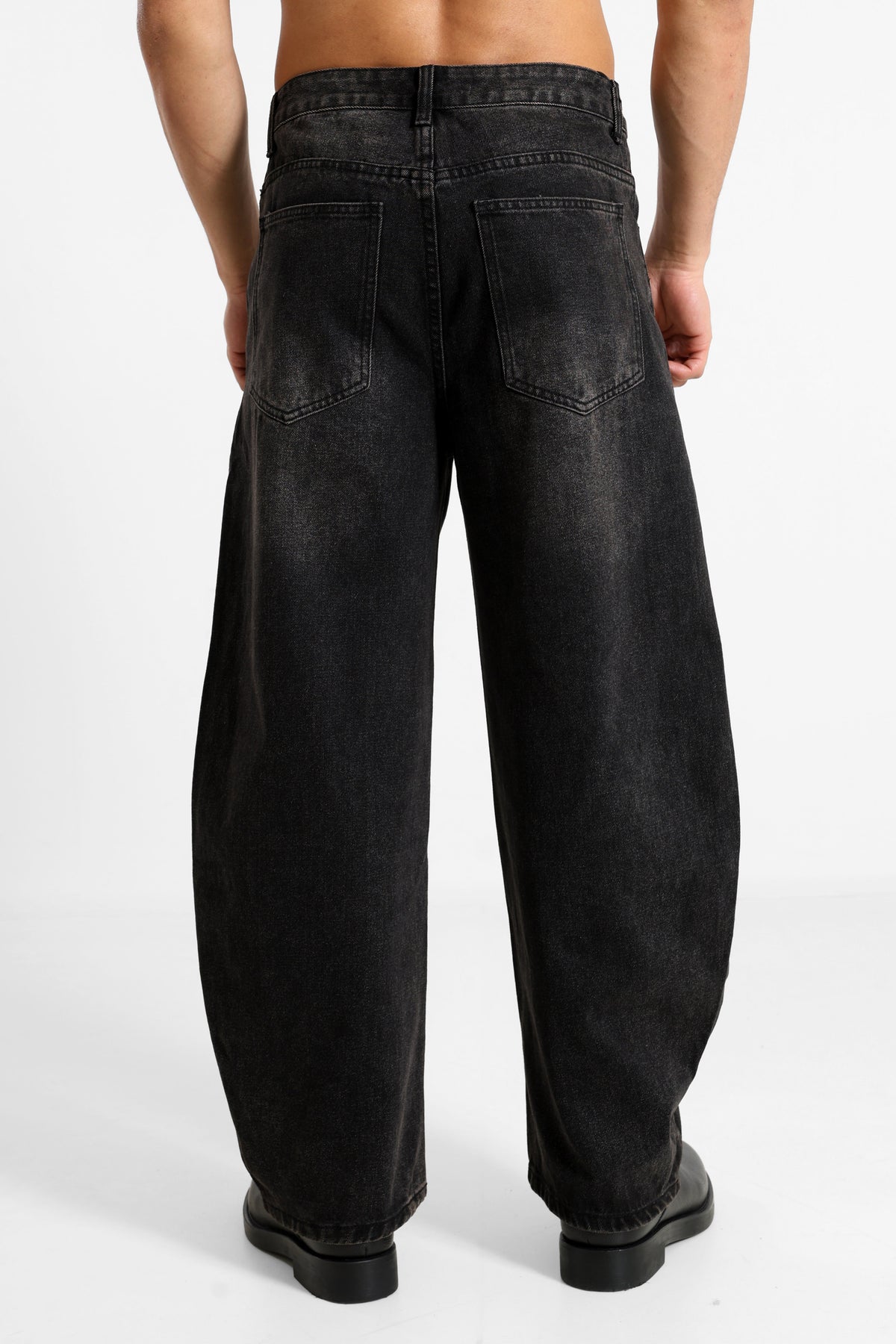 Extra baggy fit jeans - Black Used