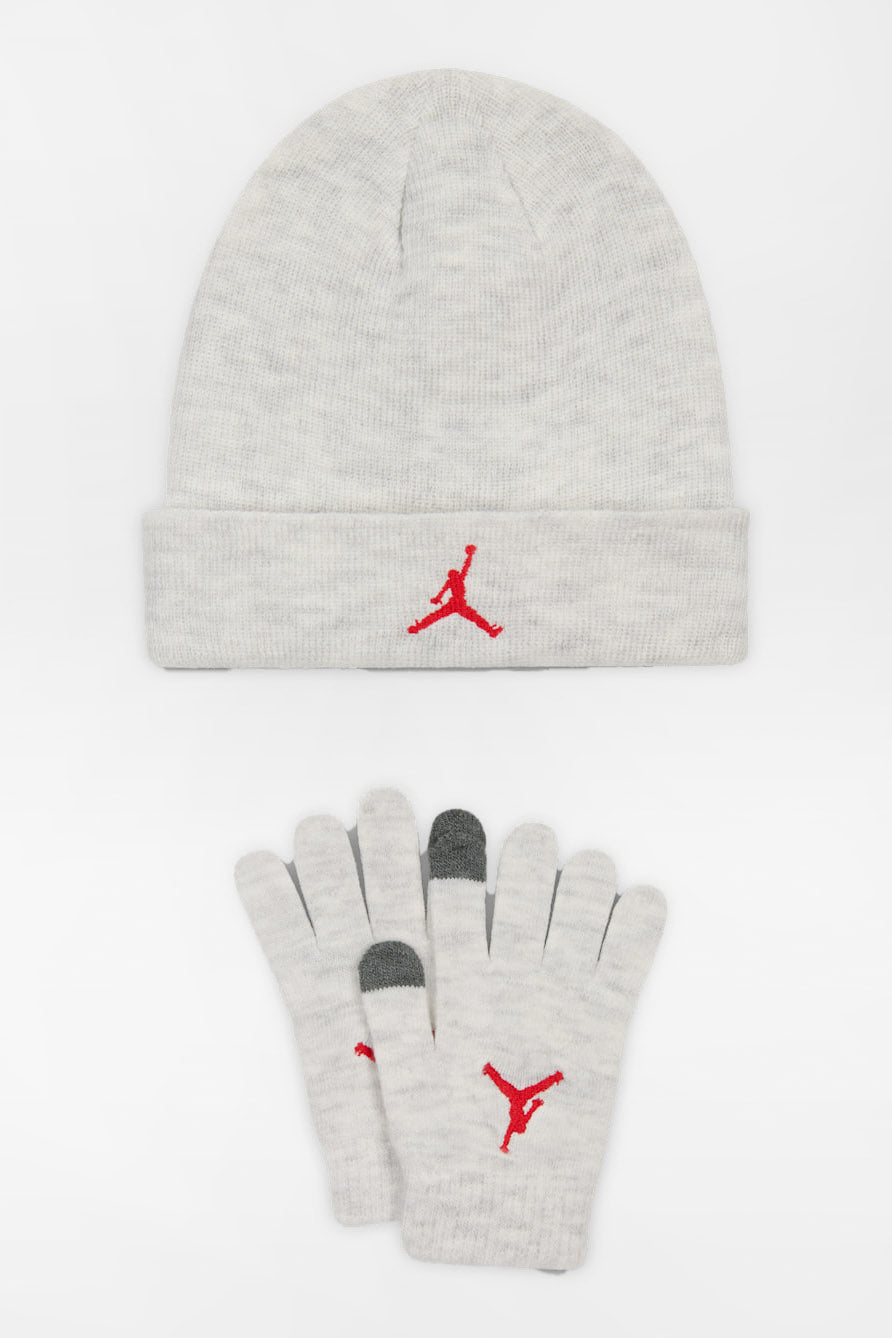 Set cappello e guanti touch screen - Birch Heather