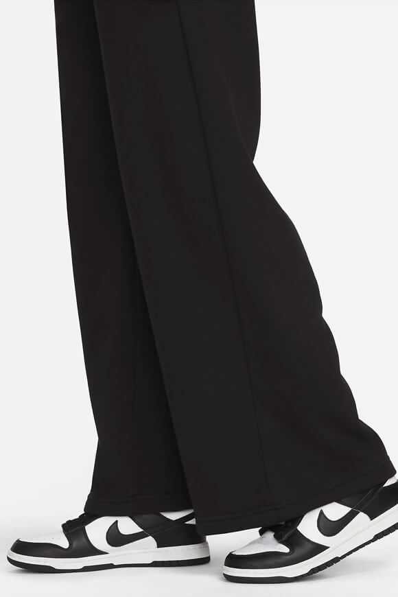 Pantalon wide leg en sweat - Black