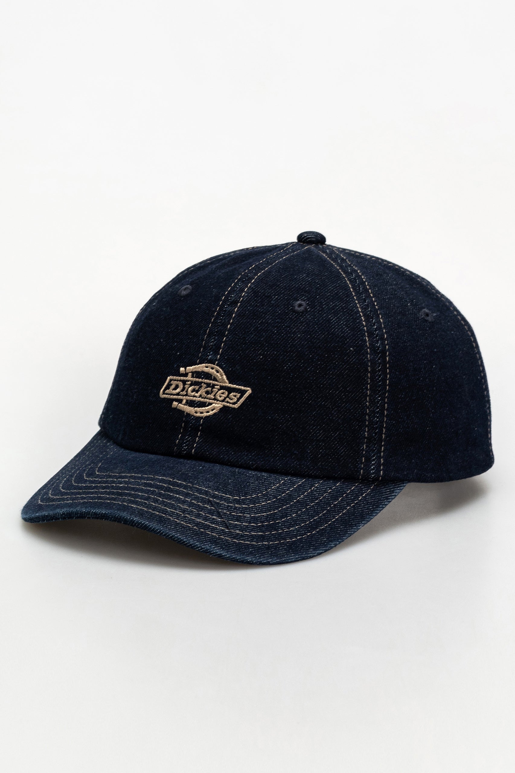 Casquette strapback en jean - Dark Blue Denim