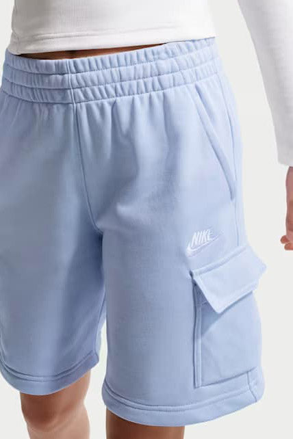 Sweat cargo shorts - Hydrogen Blue